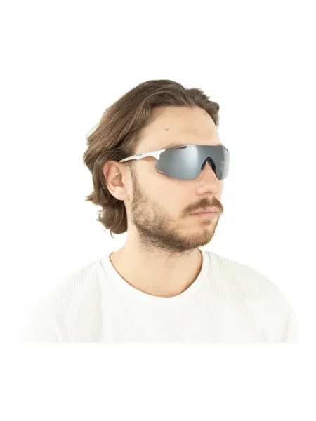 Okulary przeciwsłoneczne Oakley Cybr Dyno matte mist/prizm black białe