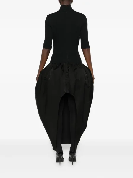 Rochie Magda Butrym de mătase negru