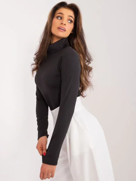 Golf bluzka Fashionhunters czarna