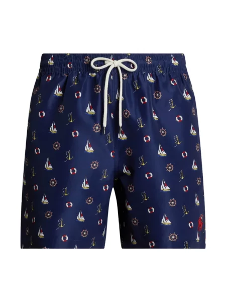 Kąpielówki Polo Ralph Lauren niebieskie