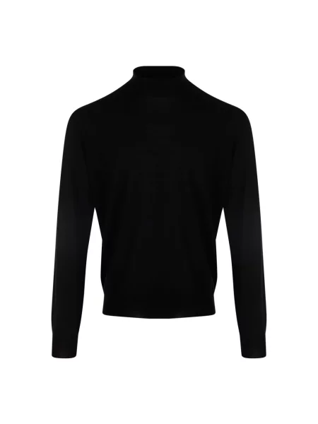 Dzianinowy sweter Filippo De Laurentiis czarny