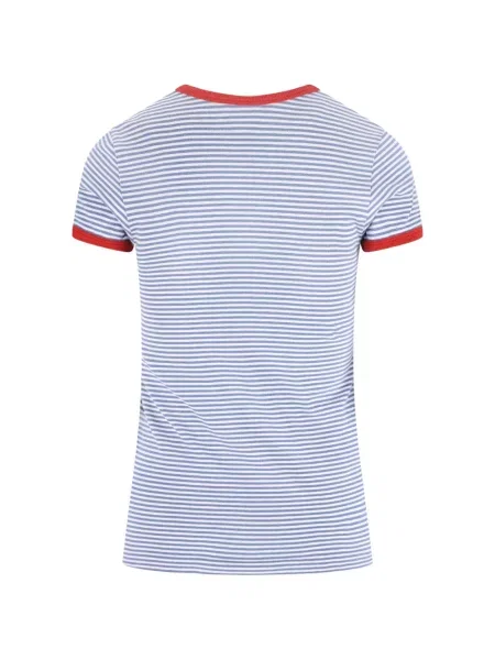 Top Prada cu dungi albastru