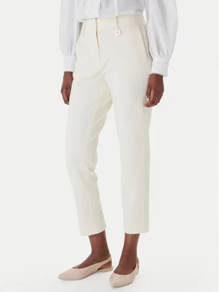 JOOP! Pantaloni chino Petunia Écru