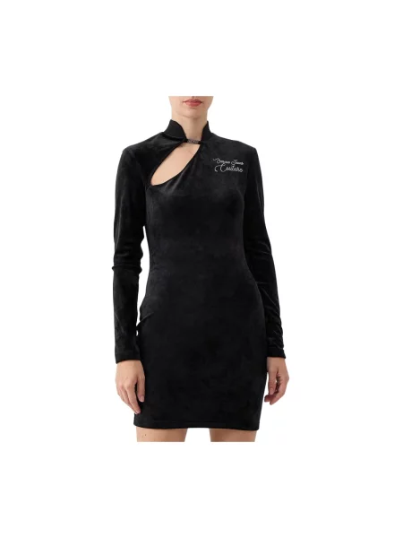 Sukienka jeansowa Versace Jeans Couture czarna