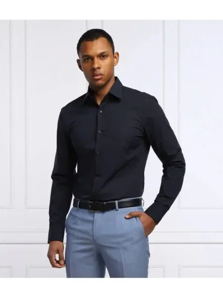 BOSS BLACK Cămașă negru