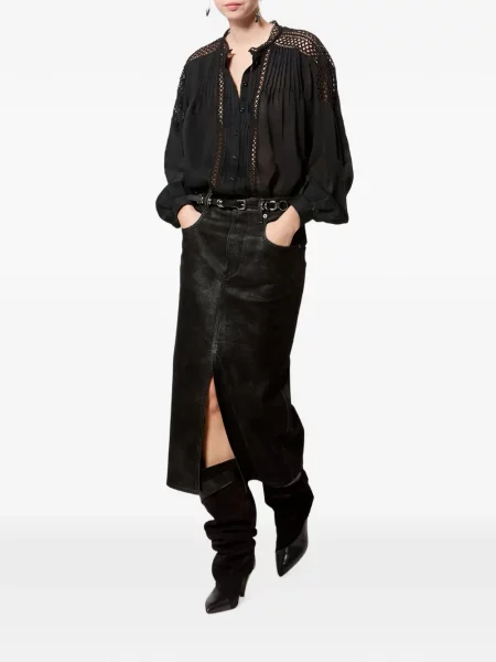 Fustă midi Marant Etoile negru