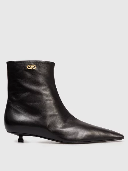 Кожаные ботильоны Sergio Rossi черные