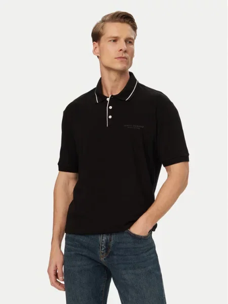 Polo majica Armani crna
