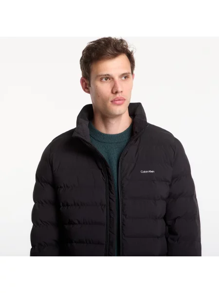 Bunda Calvin Klein Ls Classic Ltwt Puffer Jacket Black M černá