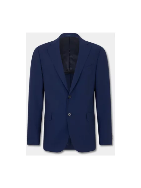 Garnitur Brooks Brothers wełniany niebieski