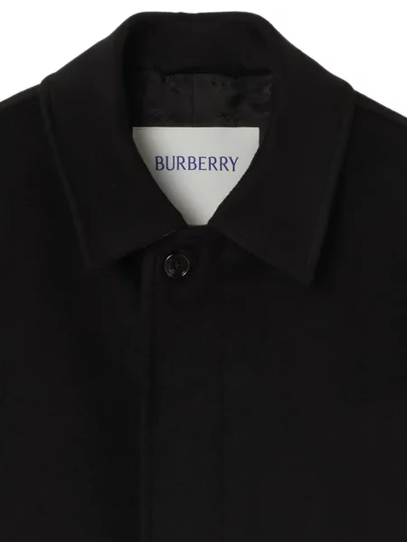 Palton Burberry din cașmir negru