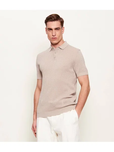 Tricou polo Joop! bej