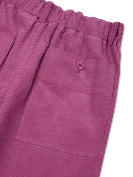 Pantaloni Studio Tomboy de catifea cord roz