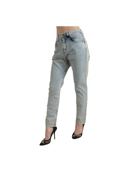 Skinny jeansy skinny Dolce And Gabbana niebieskie