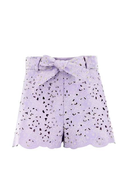 Szorty Christy Lynn w kwiatki fioletowe