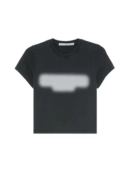 Koszulka Alexander Wang z nadrukiem czarna