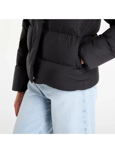 Bunda Tommy Hilfiger Down Hooded Puffer Jacket Black XS černá