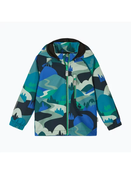 Gyerek softshell dzseki Reima Vantti dparkly blue. Méret: 80 kék