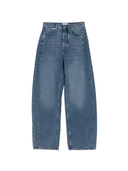 Blugi largi Free People albastru