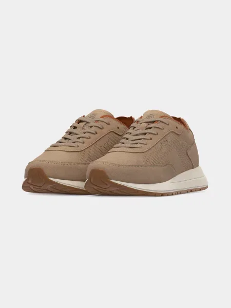 BOSS BLACK Sneakers Vinston_Runn_sdpf | piele întoarsă bej