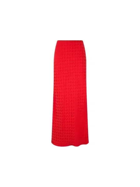 Długa spódnica maxi Roberto Cavalli czerwona