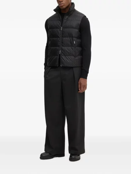 Matlasat vestă Armani Exchange cu imagine negru