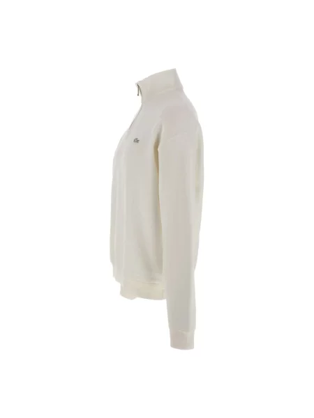 Bluza polarowa Lacoste polarowa biała