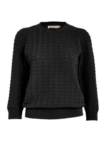 Peppercorn Pulover Rosy' negru