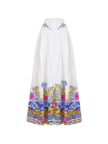 Pantaloni Camilla tip corset alb