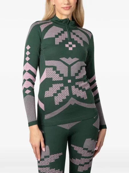 Top Kari Traa tricotate verde