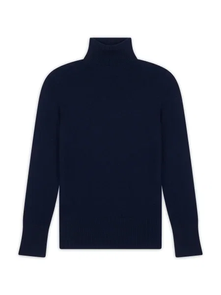 JUST CASHMERE Svetr Lexie námořnická modř