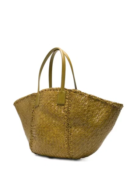 Geantă shopper Dragon Diffusion din piele verde
