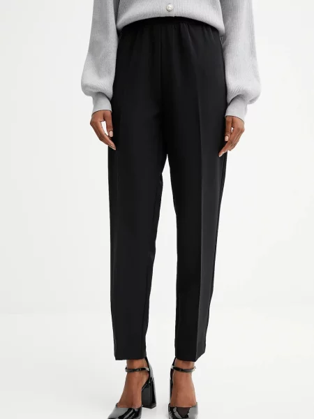 Hlače Guess ROBERTA črna