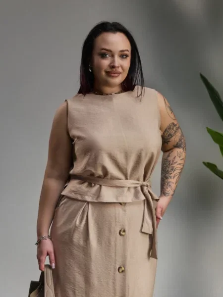Блуза TrikoBakh бежевий