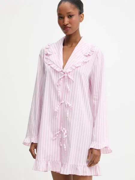 Нічна сорочка Answear.LAB рожевий