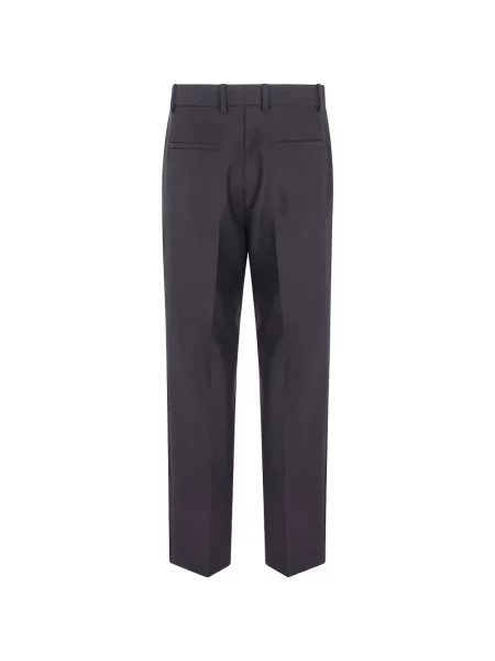 Pantaloni Jil Sander de lână gri