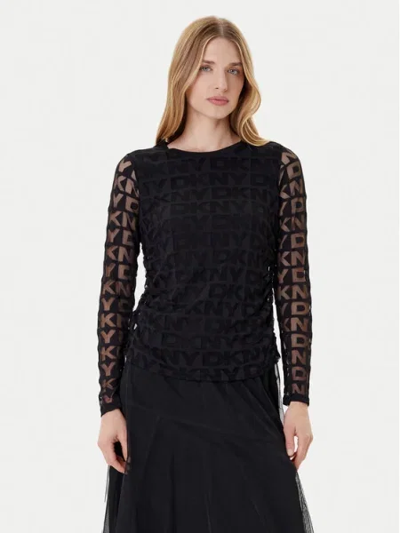 DKNY Блуза черен