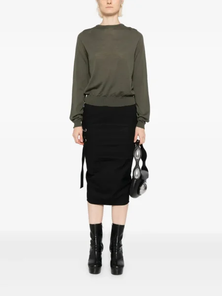 Top Rick Owens biker verde