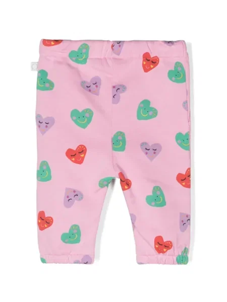 Legginsy dziecięce Stella Mccartney różowe