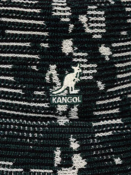 Капелюх з домішкою вовни Kangol зелений