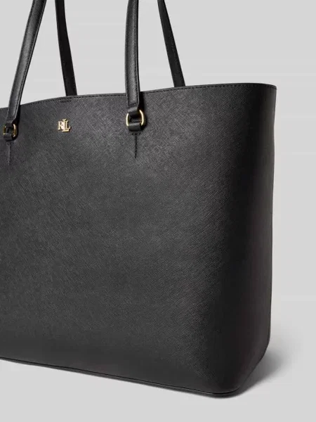 Lauren Ralph Lauren torebka skórzana czarny