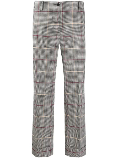 Cropp pantaloni Alberto Biani în carouri negru