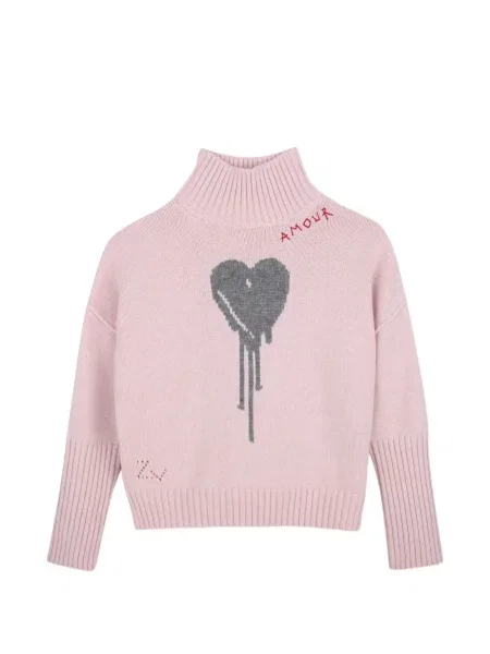 Sweter dziecięcy Zadig & Voltaire różowy
