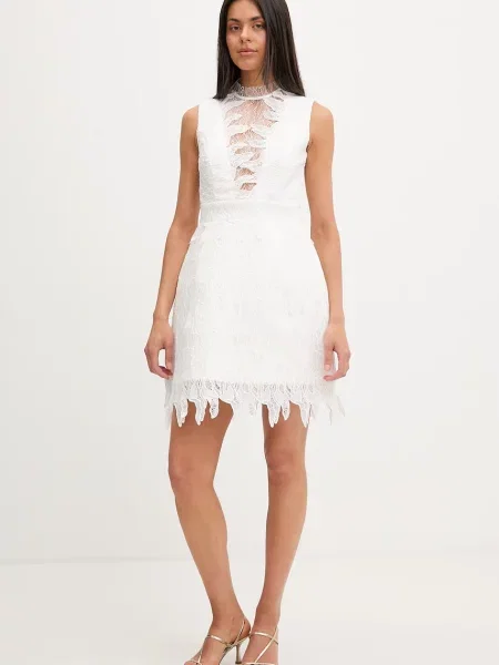 Bardot rochie alb