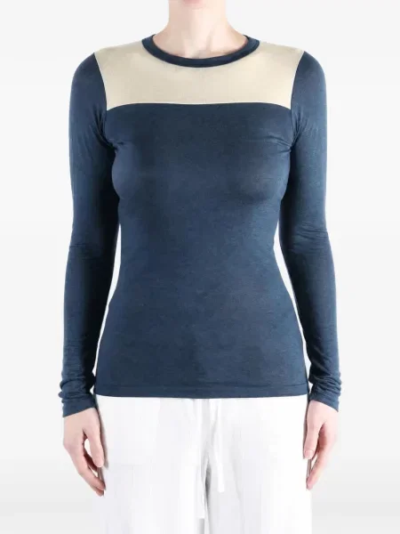 Lung tricou Auralee albastru