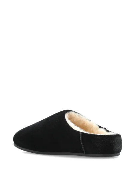 Papuci de casă Ugg din piele de căprioară negru