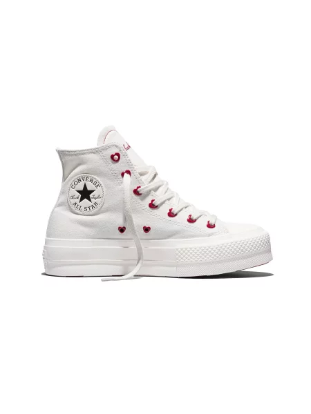 Converse Chuck Taylor All Star Lift Platform Valentine's Day Kobiety Buty sportowe Converse Size: 3 biały
