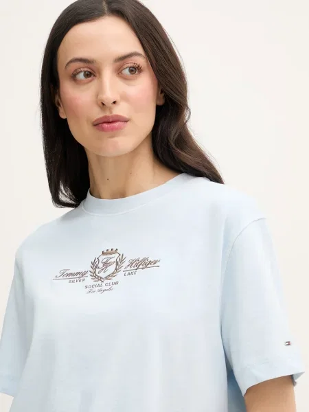 Tommy Hilfiger тениска дамска от синьо