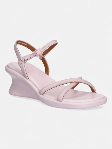 Camper sandali usnjeni Louise Sandal roza