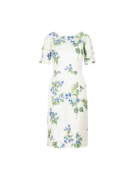 Sukienka midi Prada w kwiatki